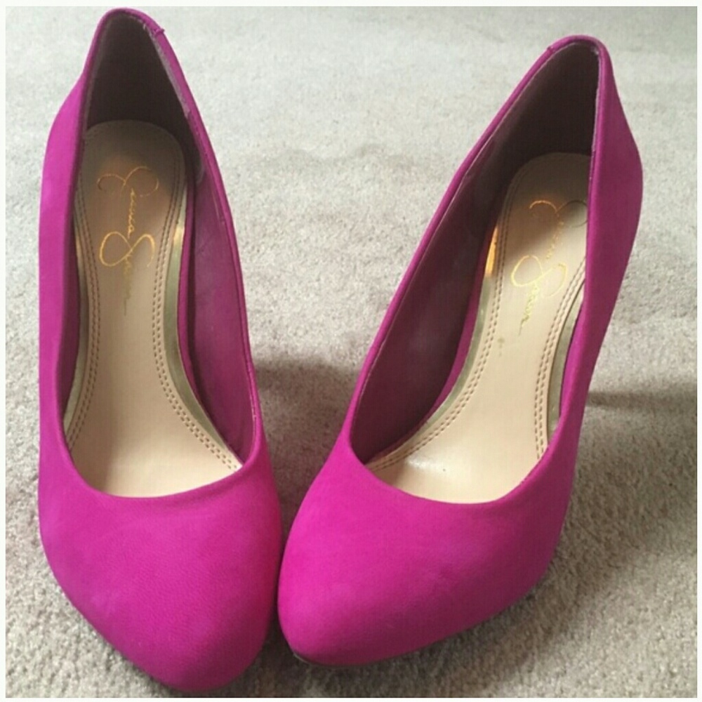 Jessica Simpson Hot Pink Heels